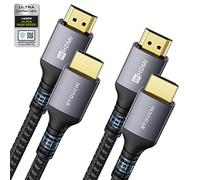 Stouchi 8K Ultra High Speed HDMI® Cable HD 48Gbps 8K60 4K120 144Hz RTX 3080 eARC HDR10 4:4:4 HDCP 2.2&2.3 Dolby Compatible with FireTV/Roku TV/PS5/Xbox Series X/Samsung/Sony/LG 2m(2 Pack)