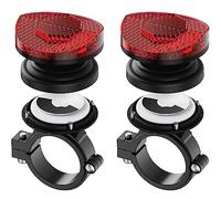 Stouchi Bicycle Mount 2Pack,Hidden Holder,Bike Rear Reflector Holder for Seat Post 25.4mm-31.8mm,Anti-Theft for Road Bike,Mountain Cycling,E-Scooter