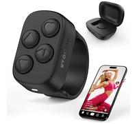 Stouchi Bluetooth 5.4 Scrolling Ring for TikTok, Rock-solid Connection, 100Hrs Battery, Comfort Wear Fingertip Wireless Bluetooth Remote Control, Compatible with iPhone, iPad and Android Phones/Tablet