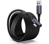 Stouchi Link Cable 5M Compatible With Meta/Oculus Quest3/Quest2/Pro, PICO 4 Steam VR - High Speed PC Transfer Fast Charging USB 3.0 to USB C for Virtual Reality Headsets and Gaming PC - Black
