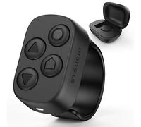 Stouchi Remote for Kobo eReaders, No-Clip Page Turner with Charging Case Hands-Free Reading Skip Rewind Compatible with Clara BW/Libra Colour/Clara Colour/Elipsa 2E/Clara 2E/Libra 2/Sage - Black