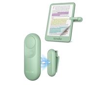 Stouchi Remote Page Turner for Kindle Paperwhite Colorsoft Oasis Scribe Accessories 2 in 1 Magnetic Ergonomic Control for Kindle iPad, Tablet with Wrist Strap - Matcha Green
