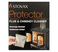 Stovax Protector Flue and Chimney Cleaner 14 x 40g Sachets Limits Tar Build Up Reduces Risk of Chimney Fires (1)