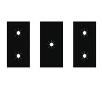 Stove Burner Covers 5-hole Gas Stove Pad Gas Hob Range Protectors Gas Stove Protective Cover Cleaning Anti-dirty Pad for Kitchen Cleaning. (Black)