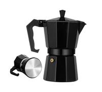 Stove Coffee Maker - Aluminum Container With Anti-Burning Handle | Aluminum Camping Coffee Pot - For Electric Stove Ceramic Alcohol Cappuccino Italian Brewing Home