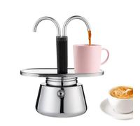 Stove Coffee Maker Stainless Steel Portable Mocha Kettle