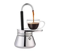 Stove Coffee Maker Stainless Steel Portable Mocha Kettle