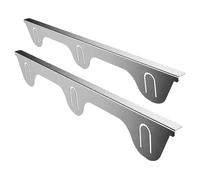 Stove Counter Gap Cover - Stove Gap Filler | Cooker Gap Filler | 2-Piece Heat Resistant Kitchen Stove Side Protector Stainless Steel Seals | 2 Pack Stainless Steel Oven Gap Filler | Heat Re
