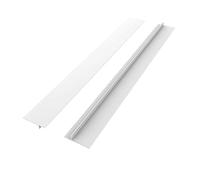 Stove Counter Gap Covers Silicone Kitchen Gap Stopper Heat Resistant and Safety Countertop Strips Gap Stove Space Fillers Set of 2 (White 25")