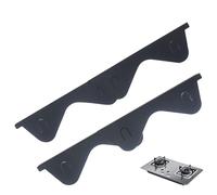 Stove Crack Cover Guards, Kitchen Counter Slot Cover Stainless Steel, Adjustable Oven Guard Protector Set of 2 for Countertops Stovetops Gaps Sink Slot Microwave