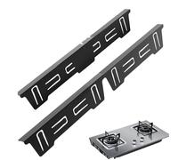 Stove Crevice Covers,Stainless Steel Between Counter Shield - Stove Side Crevice Guards - for Home Dorm Apartment Countertop Dirt Oil