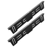 Stove Crevice Covers - Stove Side Crevice Guards Stainless Steel - Heat Resistant Retractable Guard for Counter Kitchen Range Trim Kit, Prevents Dirt Oil Accumulation