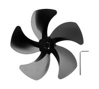 Stove Fan Blade - 5 Blade Aluminum Alloy Replacement for Fireplace Fans, Durable Lightweight Design Enhances Heating Efficiency and Air Circulation (type 3)