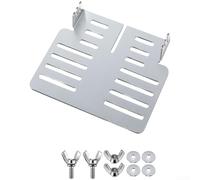 Stove Fan Bracket Heavy Duty Mounting Kit for Mr Heater Buddy Models MH9BX MH12HB MH18B Fireplace Fan Outdoor Heater Accessories Silver