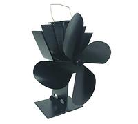 Stove Fan Heat Powered | 4 Blade Fan | Silent Operation & Efficient Heat Distribution & Eco Friendly for Wood/Log Burner/Fireplace, DEF964323