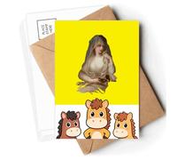 Stove Flame Goddess Sculpture Postcards Envelopes Cards Mailing Year Horse