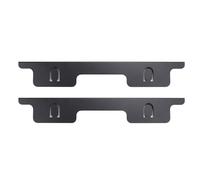 Stove Gap Filler Stainless Steel Range Trim Kit for Kitchen Stovetop Black 2 Pair Cover