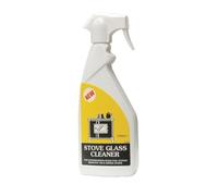 Stove Glass Cleaner Spray, Excellent Coverage, Ergonomic Spray, Restores Crystal Clear Shine, Powerful Formula for Removing Soot, Smoke, Tar & Burnt-On Residue from Wood Burning Stoves, 750ml
