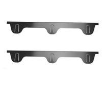 Stove Guards，2PCS Gap Covers, 23.4 X 3.1in Heatproof Stainless Steel Oven Filler, Range Trim Kit for Kitchen Stovetop Counter