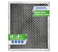 Stove Hood Vent Filter 10.5" x 8.8" 41F 97007696 Fit's Nutone & Broan Range Hood Filter Replacement for Ductless Exhaust Fan - Mesh Screen Filters Grease & Carbon Freshens Kitchen Oven Air (1-Pack)