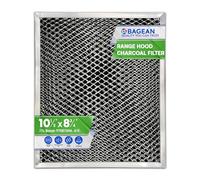 Stove Hood Vent Filter 10.5" x 8.8" 41F 97007696 Fit's Nutone & Broan Range Hood Filter Replacement for Ductless Exhaust Fan - Mesh Screen Filters Grease & Carbon Freshens Kitchen Oven Air (1-Pack)