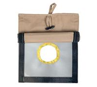 Stove Jack Kit with Rain Flap, 2.7'/3.9' DIY Fire Resistant Hole, High Temperature Resistance for Canvas/Bell Tent Camping (Dia. 2.7' Hole, Khaki)