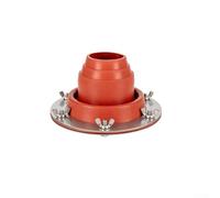 Stove Kit For Tent, High Temp Flexible Pipe Flashing, Tent Flue Flashing Kit For Bell Tent, Or Yurt. Flue Flashing Kit For Frontier And for Outbacker Stove(Orange)