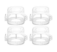 Stove Knob Covers 4-Pieces Heat Resistance Kitchen Protectors