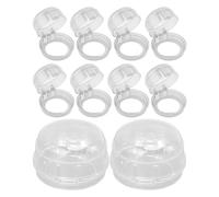 Stove Knob Safety Covers, 10-Piece Child Proof Stove Knob Locks, Kitchen Range Stopper Guards for Child Safety & Protection
