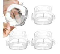 Stove Knob Safety Covers - 4-Pieces Kitchen Lock Protection - Stove Child Proof Knobs | for Oven Kitchen Appliance Seniors Kid Women Men