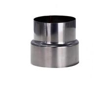 Stove Pipe Reducer for Wood Stove Masonry Chimney Relining(Ø80mm/Ø70mm) | Reduces pipe diameter, fits wood stoves, masonry chimneys, twin wall flues, high heat resistant