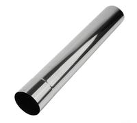 Stove Pipe Straight Chimney Pipe, Chimney Flue Liner Stainless Steel Stove Pipe for Hot Tent Stove, Camping Stove Accessories for Vent Smoke Or Exhaust (40cm)