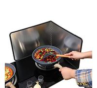 Stove Splash Guard, 304 Stainless Steel Frying Pan Splatter Guard, Folding Grease Splatter Screen, Anti-rust, Fire Prevention, Reusable, for Frying Pans, Gas Stoves, Dishwashers ( Color : Silver , Siz