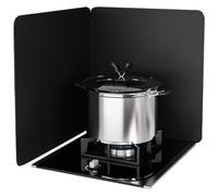 Stove Splatter Guard, 1PCS Grease Stove Splatter Guard Stainless Steel Black 2/3/4 Sides Multiple Sizes(2 Sides 45x40cm)