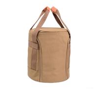 Stove Storage Bag with Zippered Main Opening and Built-in Mesh Pocket, Compatible with Portable Heating Stoves and Cooking Accessories (yellow)