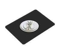 Stove Top Cover - 70x50cm Silicone Electric Stove Protector for Cookware Safety, Multi-Use Mat with Dish Drying Function, Burner Guard for Oven Range Induction Glass, Black, Easy Clean