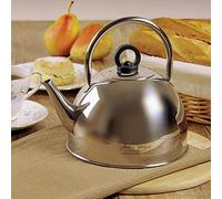 Stove Top Kettle 1.6L - Polished Stainless Steel Kettle Large Capacity and Suitable For Use With Any Hob Heats Quickly & Efficiently Non Electric Kettles From Jean Patrique