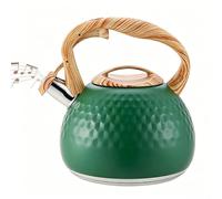 Stove Top Kettle, 3L Food Grade Stainless Steel Whistling Kettle | Rustproof, Heat Insulated Anti-Scald Grip, Loud Boil Whistle Prevent Dry Burn, Works On Induction Gas Ceramic Halogen Hobs
