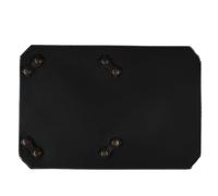 Stove Top Mat, Pu Leather Protection Pad, Non Slip Cooker Base Pad, Portable Camp Grill Accessories, Ideal for Camping, Picnics, and Outdoor Cooking, 11.81x7.87 Inches, Black
