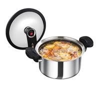 Stove Top Pressure Cooker,Home Cooking Pressure Pot | Stainless Steel Fast Cooking Multifunctional Kitchen Accessories for Beans Meat Steak Soup Stews Dining