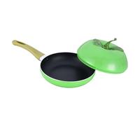 Stove Top Simmer Cookware - 21cm Fruit Style Cooking Pot, Saucepan Lid, Thick Base Nonstick Pan, Canning Kitchen Stockpot | Multipurpose Heavy Duty Boiling Pot for Stew Soup Pasta Vegetables