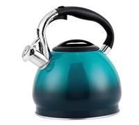 Stove Top Stove Top Kettle 3L Whistling Tea Kettle 304 Stainless Steel Stovetop Tea Pot Water Kettle Boiler Teapot Tea Kettle Whistle Kettle Teakettle(C)