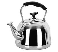 Stove Top Stove Top Kettle Modern Whistling Kettle Stainless Steel Tea Pot with Anti-scalding Handle Tea Kettle Stovetop Whistling Tea Pot Whistle Kettle Teakettle(5L)