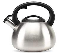 Stove Top Stove Top Kettle Stainless Steel Whistling Teapot Kettle with Anti-scalding Handle for Gas Stove Stovetop Whistle Kettle Teakettle(3.5L)