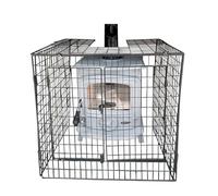 STOVE WARRIOR Stove Guard SW3 - Heat Resistant Nursery Fire Guard with Unique Design - Compact Safety Barrier for Stove Protection, Kitchen Safety Fence - 80x70x50cm