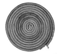 Stove Wizard Rope, Black Fiberglass Rope Seal Stove Rope for Promotes Efficiency for Wood Burning Stove, Boiler, Industrial Oven 3meter/2m