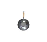 Stoven 30cm Heavy Gauge Carbon Steel Wok