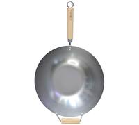STOVEN 34cm Heavy Gauge Carbon Steel Wok