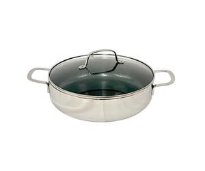 Stoven Hextra 28cm Non-Stick Skillet with Lid
