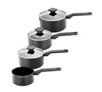 Stoven Noir 4 Piece Saucepan Set with Milk Pan